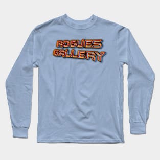 ROGUES GALLERY 80s Text Effects 5 Long Sleeve T-Shirt